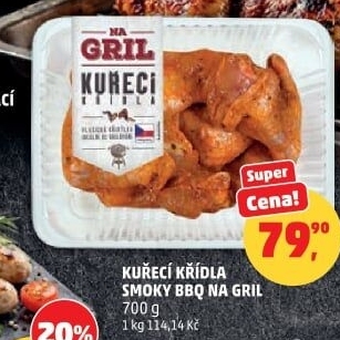 Kuřecí křídla marinovaná Na gril Penny