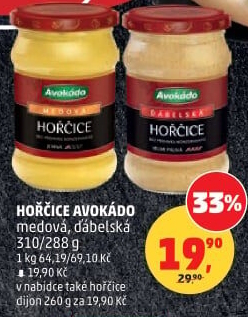 Medová hořčice Avokádo