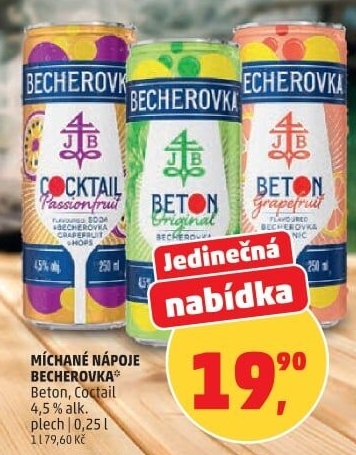 Míchaný nápoj Beton Becherovka