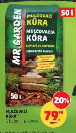 Mulčovací kůra Mr. Garden Agro