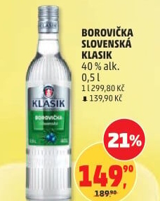 Pálenka Borovička slovenská Klasik St. Nicolaus