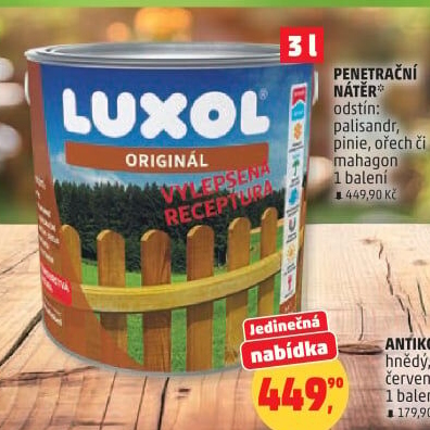 Penetrační nátěr Luxol