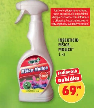 Přípravek proti mšicím - molicím Agro