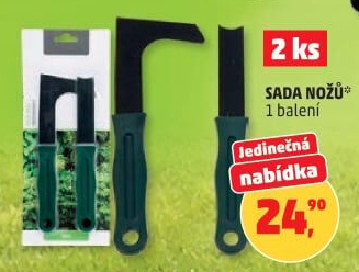 Sada zahradnických nožů