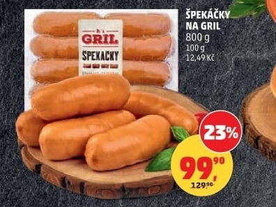 Špekáčky Na gril Penny