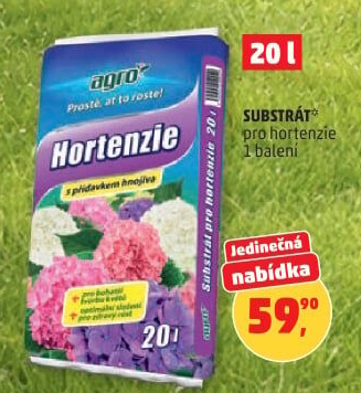 Substrát pro hortenzie Agro