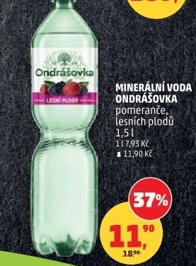 Voda ochucená Ondrášovka