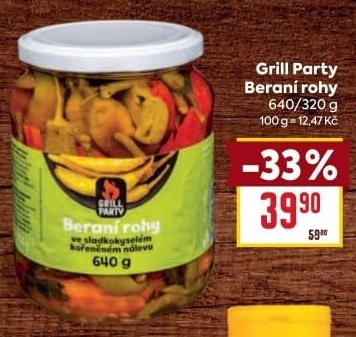 Beraní rohy Grill Party