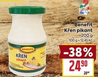 Křen pikant Benefit