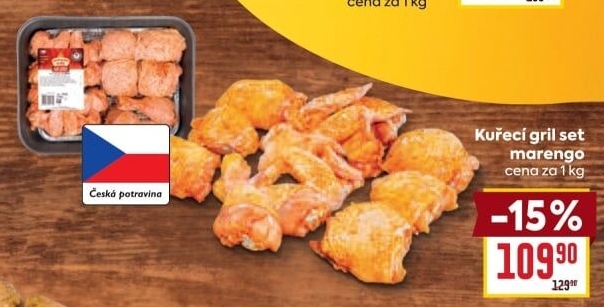 Kuřecí grilovací set Marengo Vodňanské Kuře