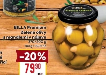 Olivy plněné Billa Premium