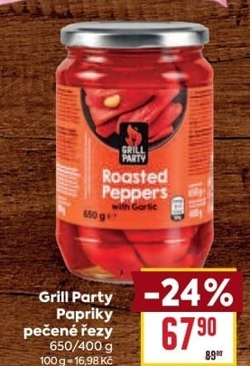 Paprika pečená Grill Party