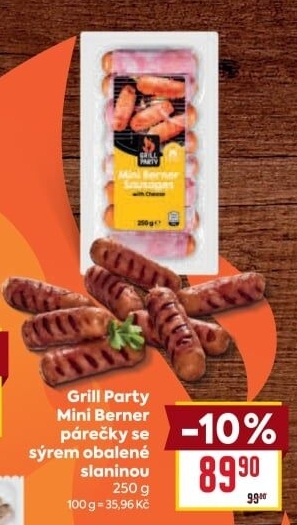 Párečky Miniberner Grill Party