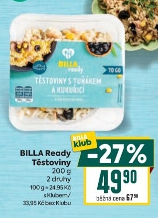 Saláty Ready Billa