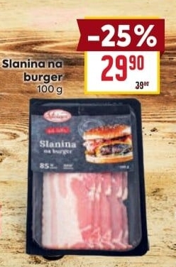 Slanina na burger Steinex