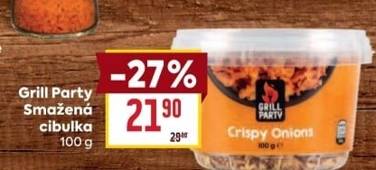 Smažená cibulka Grill Party