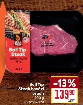 Steak hovězí ořech Ball Tip Gurmet