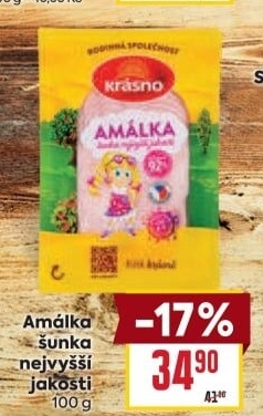 Šunka Amálka nejvyšší jakosti Krásno