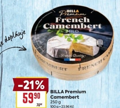 Sýr Camembert Billa Premium