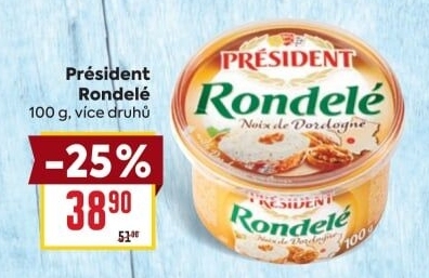 Sýr termizovaný Rondelé President