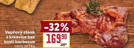 Vepřová krkovice marinovaná bez kosti