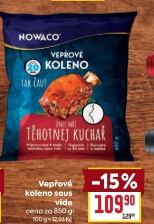 Vepřové koleno Sous vide Těhotnej kuchař Nowaco