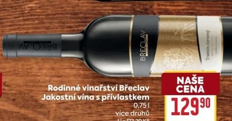 Vína Vinařství Břeclav - přívlastková