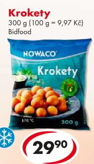 Krokety mražené Nowaco