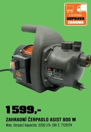 Čerpadlo zahradní800W