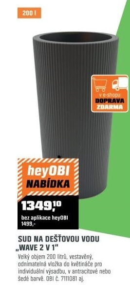 Nádrž Na Vodu WaveŠedá