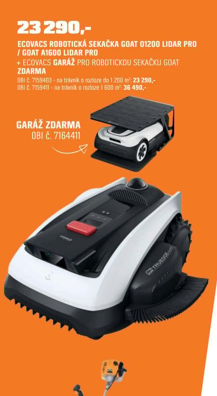 Sekačka +garáž zdarm