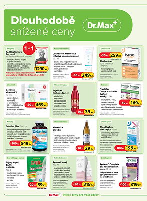 akční leták Dr. Max 1.5.2026-31.5.2026