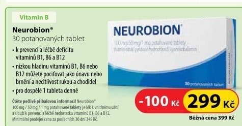 Doplněk stravy tablety Neurobion