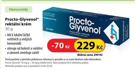 Krém na léčbu hemoroidů Procto-Glyvenol
