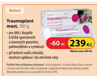 Mast na pohmožděniny Traumaplant