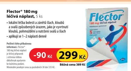 Náplasti léčivé Flector