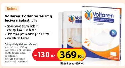 Náplasti léčivé Voltaren