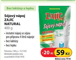 Nápoj instantní sójový Zajíc