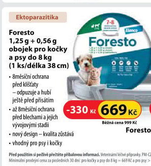 Obojek antiparazitní Foresto