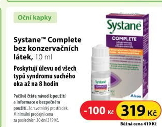 Oční kapky Systane Complete Alcon