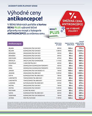 akční leták BENU Lékárna 1.5.2026-31.5.2026