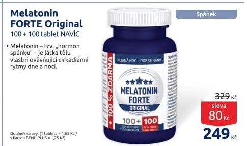 Doplněk stravy Melatonin Forte