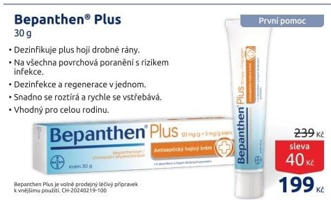 Krém hojivý Bepanthen Plus