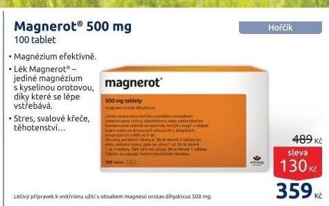 Tablety Magnerot Wörwag Harma