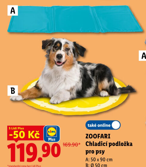 Chladicí podložka pro psy Zoofari - Lidl akcniletaky.com