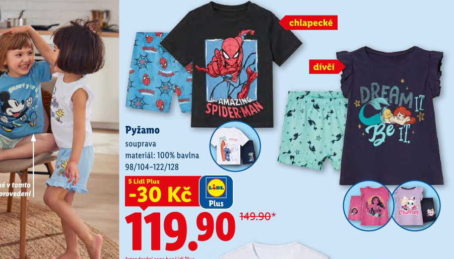 Chlapecké pyžamo - Lidl akcniletaky.com