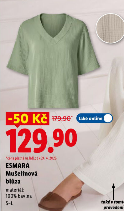 Dámská blůza Esmara - Lidl akcniletaky.com