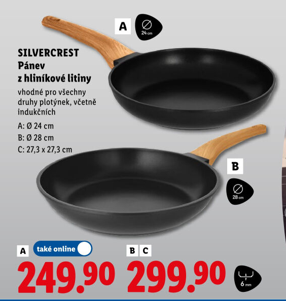 Hliníková pánev SilverCrest - Lidl akcniletaky.com