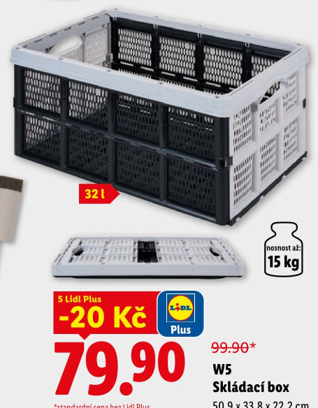 Skládací přepravka W5