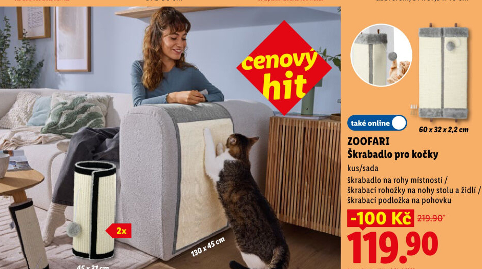 Škrabadlo pro kočky Zoofari